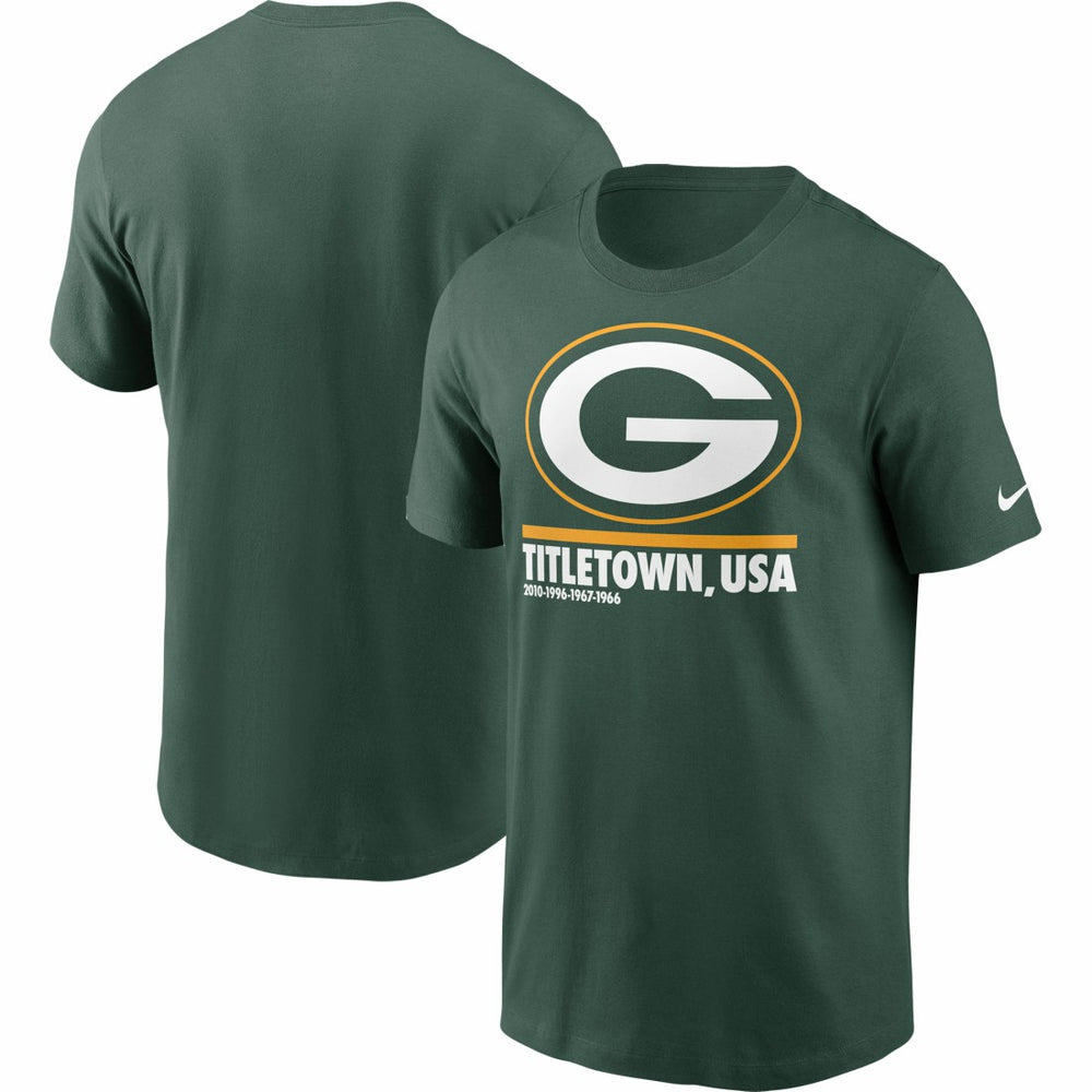 Green Bay Packers Hometown Collection Title Town T-Shirt - Green | Nike on sale