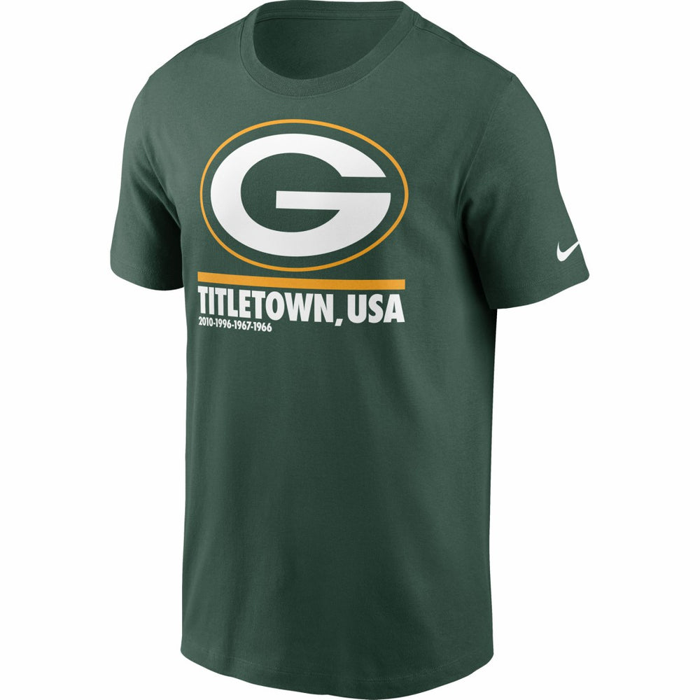 Green Bay Packers Hometown Collection Title Town T-Shirt - Green | Nike on sale