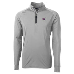 New York Giants Cutter & Buck Adapt Eco Knit Quarter-Zip Pullover Jacket - Gray online