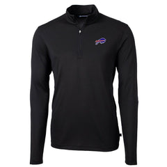 Buffalo Bills Cutter & Buck Virtue Eco Pique Recycled Quarter-Zip Pullover Jacket - Black online