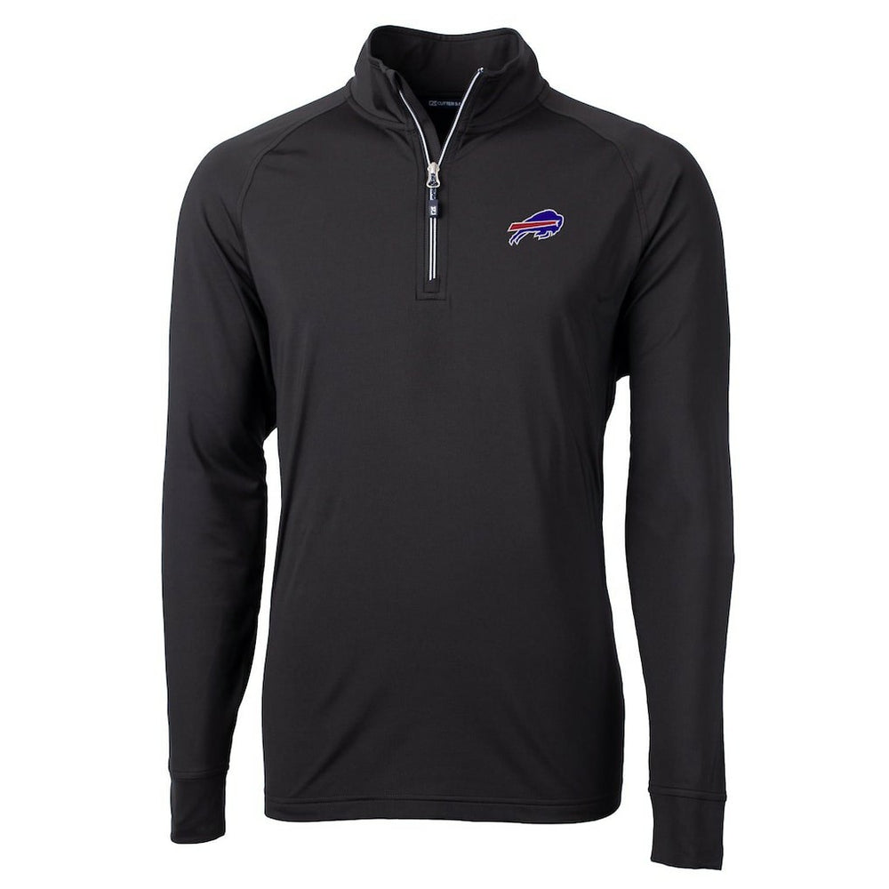 Buffalo Bills Cutter & Buck Big & Tall Adapt Eco Knit Quarter-Zip Pullover Jacket - Black online