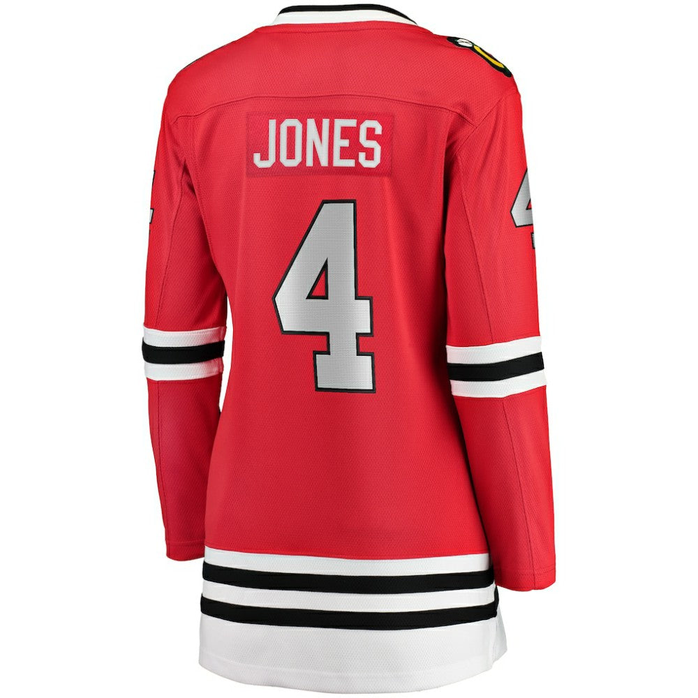 Seth Jones Chicago Blackhawks Fanatics Women's Home Breakaway Player Jersey Red