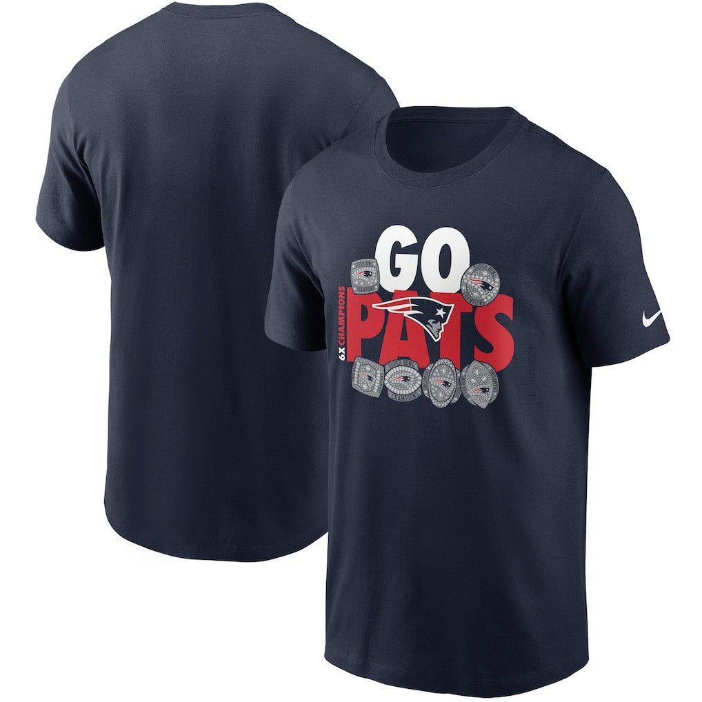 New England Patriots Hometown Collection 6x T-Shirt - Navy | Nike sale