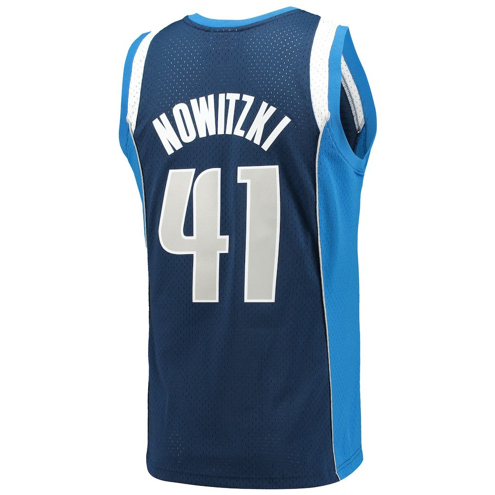 Dirk Nowitzki Dallas Mavericks 2011/12 Hardwood Classics Swingman Jersey sale - Navy | Mitchell & Ness outlet