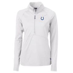 Indianapolis Colts Cutter & Buck Women's Adapt Eco Knit Half-Zip Pullover Jacket - White online