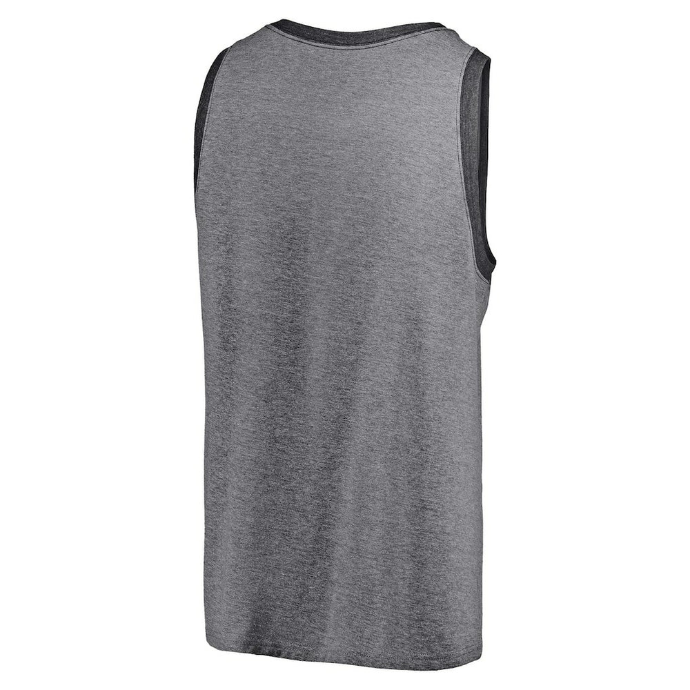 Cleveland Browns Famous Tri-Blend Tank Top - Heathered Gray/Heathered Charcoal discount