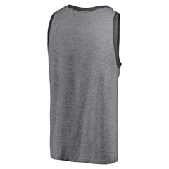 Cleveland Browns Famous Tri-Blend Tank Top - Heathered Gray/Heathered Charcoal discount