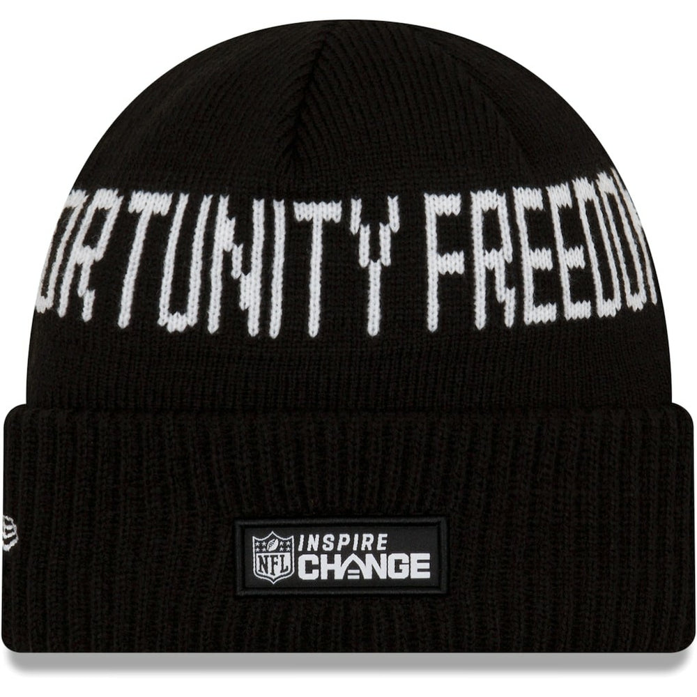 Cleveland Browns New Era Team Social Justice Cuffed Knit Hat - Black on sale