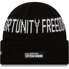 Cleveland Browns New Era Team Social Justice Cuffed Knit Hat - Black on sale