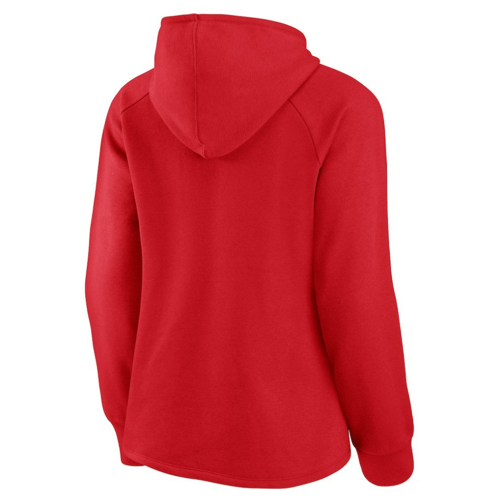 St. Louis Cardinals Women's Perfect Play Raglan Pullover Hoodie - Red