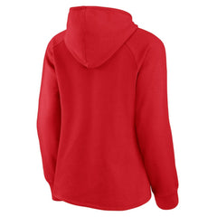 St. Louis Cardinals Women's Perfect Play Raglan Pullover Hoodie - Red