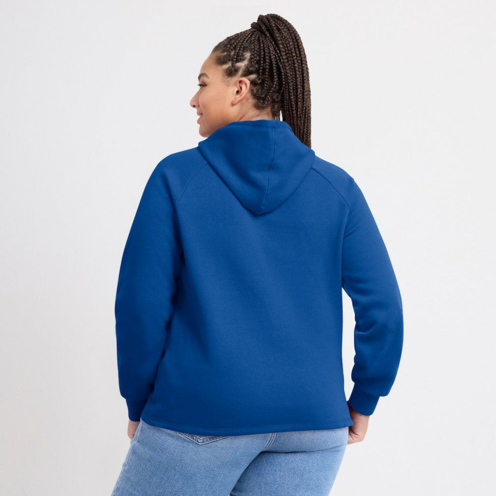 Chicago Cubs Women's Perfect Play Raglan Pullover Hoodie - Royal