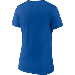 St. Louis Blues Fanatics Women's Parent 2-Pack V-Neck T-Shirt Set Blue/Heathered Gray