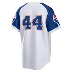 Hank Aaron Atlanta Braves Home Cooperstown Collection Player Jersey - White | Nike