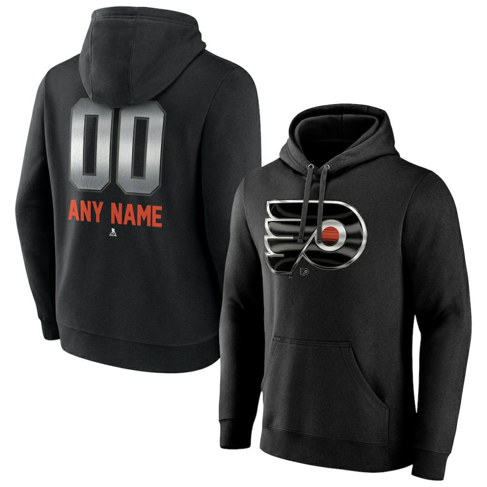 Philadelphia Flyers Personalized Midnight Mascot Logo Pullover Hoodie Black