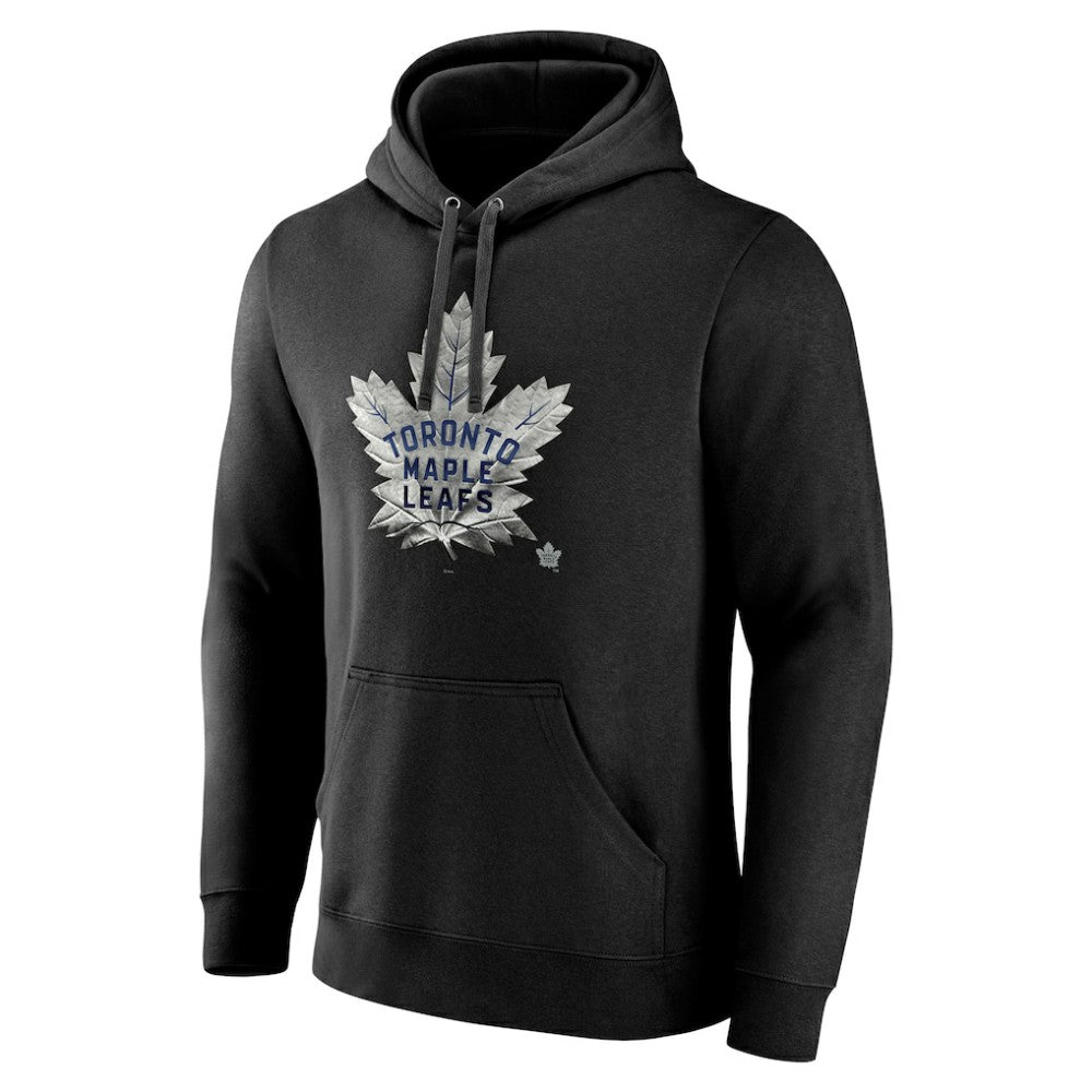 Toronto Maple Leafs Personalized Midnight Mascot Logo Pullover Hoodie Black