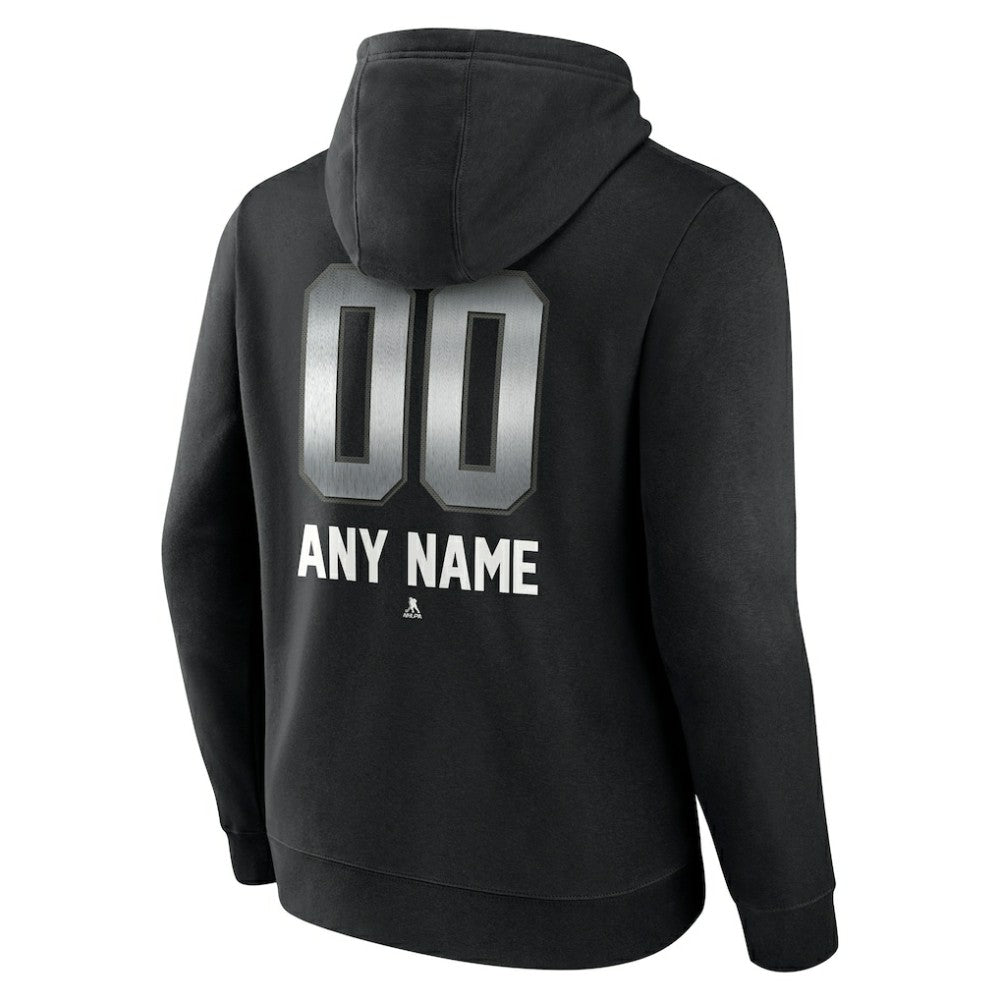 Toronto Maple Leafs Personalized Midnight Mascot Logo Pullover Hoodie Black