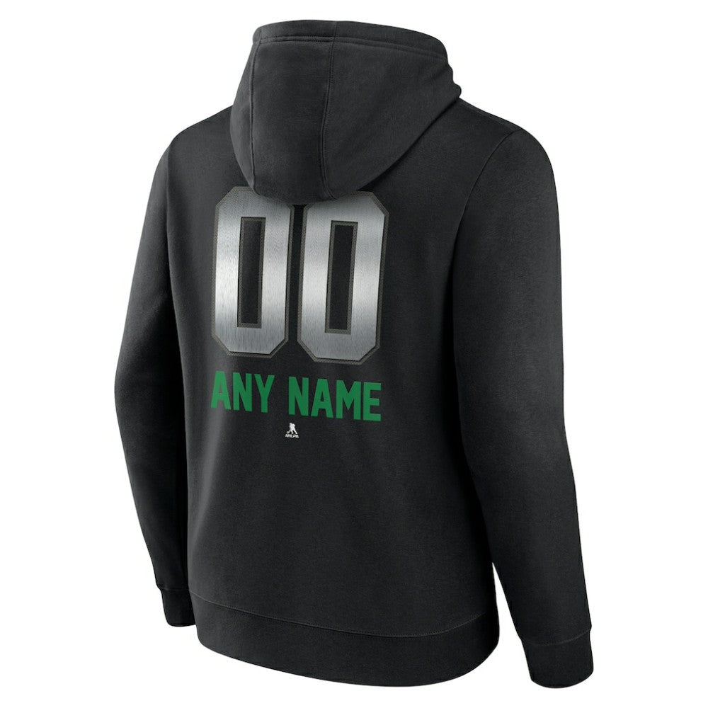 Vancouver Canucks Personalized Midnight Mascot Logo Pullover Hoodie Black