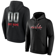 Washington Capitals Personalized Midnight Mascot Logo Pullover Hoodie Black