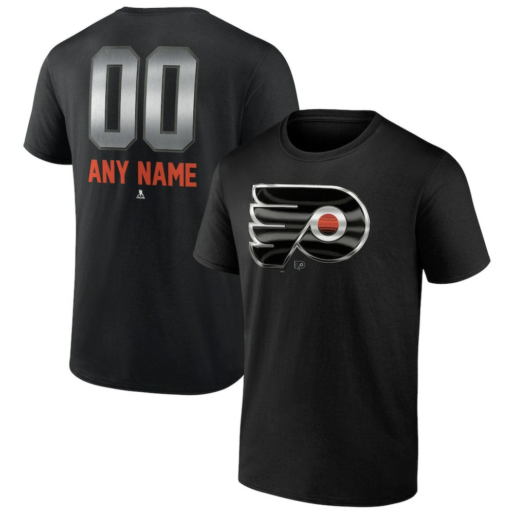 Philadelphia Flyers Personalized Midnight Mascot Logo T-Shirt Black