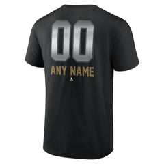 Vegas Golden Knights Personalized Midnight Mascot Logo T-Shirt Black