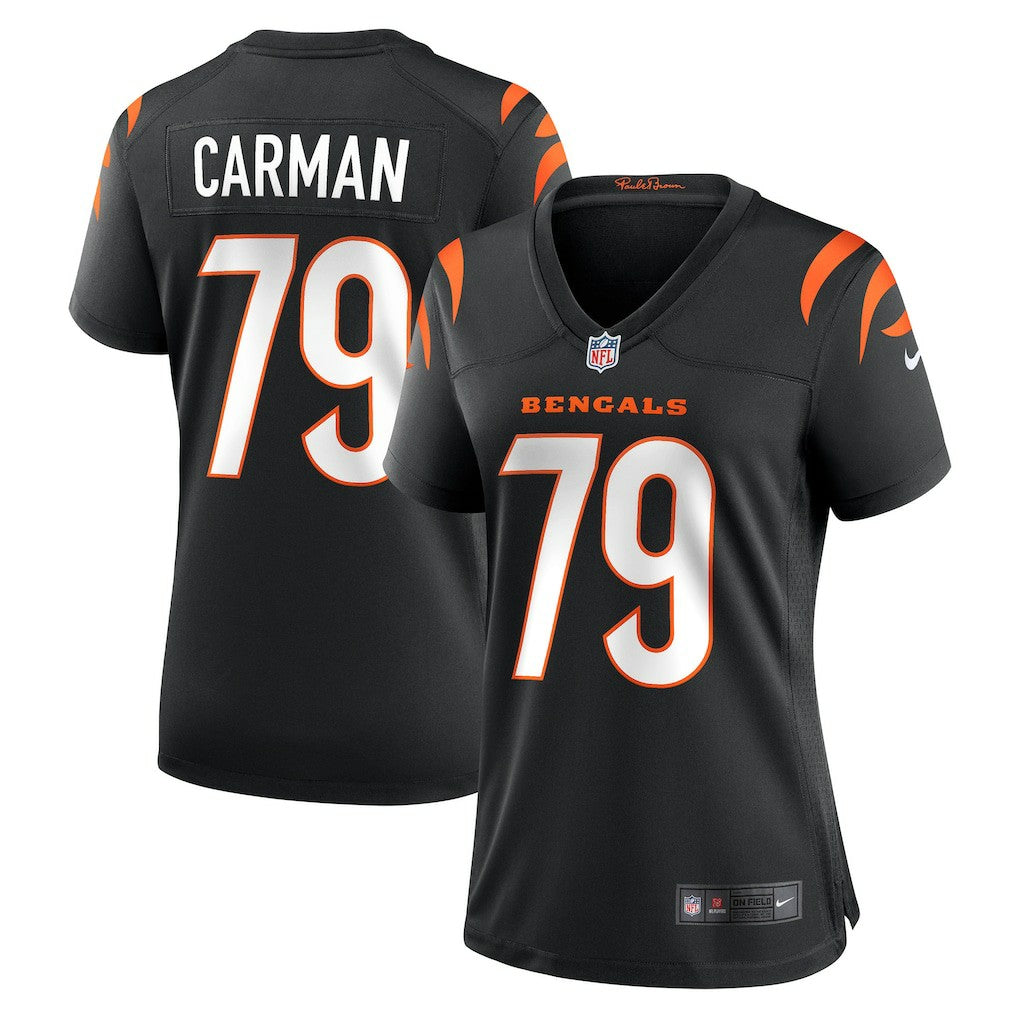 Jackson Carman Cincinnati Bengals Women's Game Jersey - Black | Nike outlet