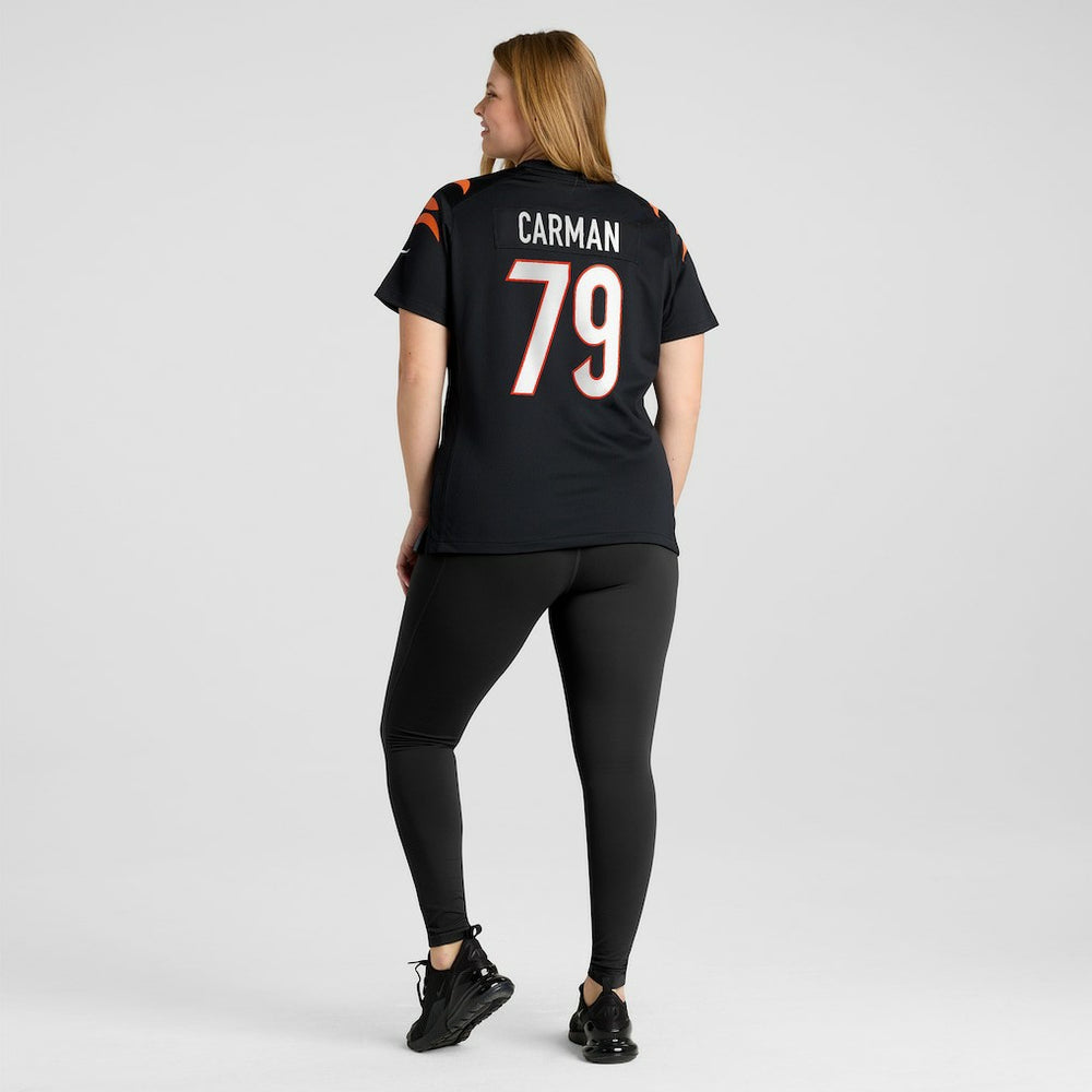 Jackson Carman Cincinnati Bengals Women's Game Jersey - Black | Nike outlet