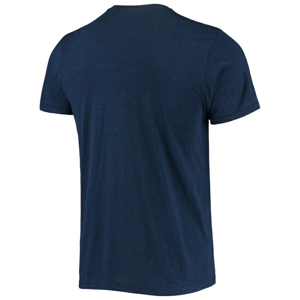 Boston Red Sox Homage Hand-Drawn Logo Tri-Blend T-Shirt - Navy