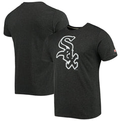 Chicago White Sox Homage Hand-Drawn Logo Tri-Blend T-Shirt - Heather Black