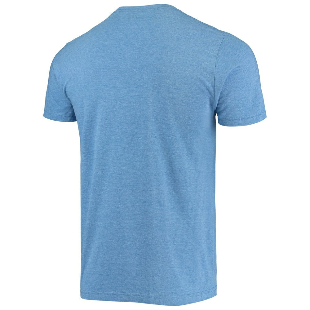 Chicago Cubs Homage Hyper Local Tri-Blend T-Shirt - Heathered Royal