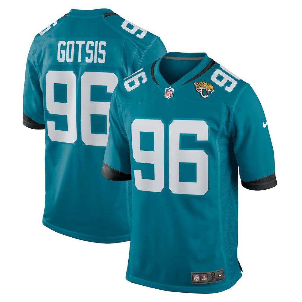 Adam Gotsis Jacksonville Jaguars Game Jersey - Teal | Nike on sale