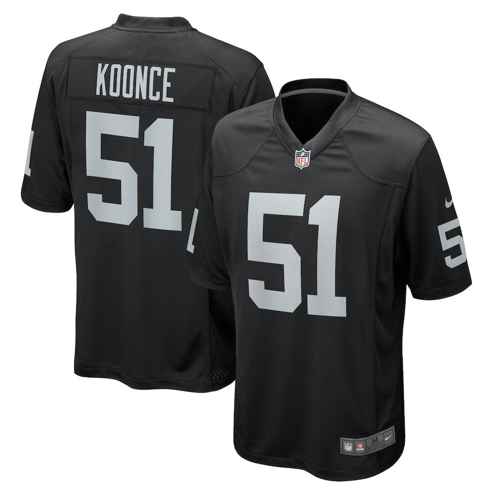 Malcolm Koonce Las Vegas Raiders Game Jersey - Black | Nike online