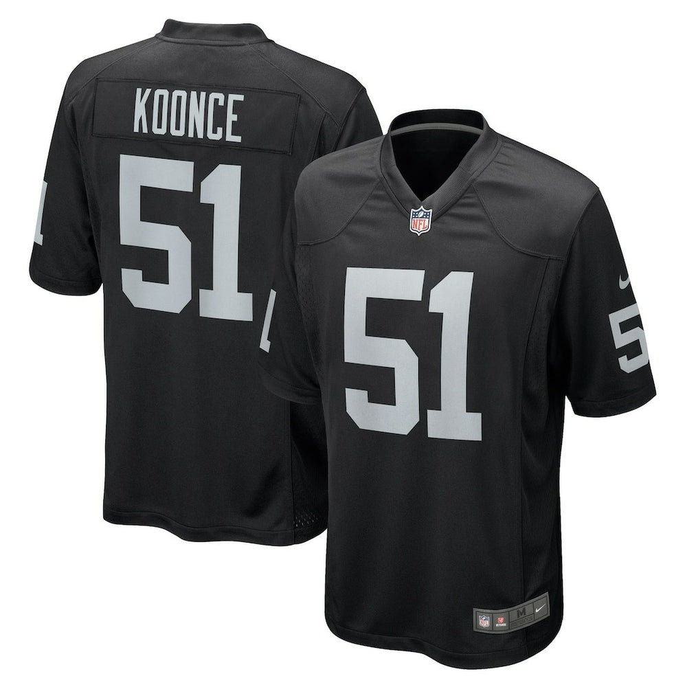 Malcolm Koonce Las Vegas Raiders Game Jersey - Black | Nike online