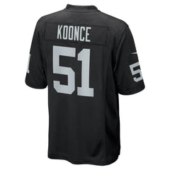 Malcolm Koonce Las Vegas Raiders Game Jersey - Black | Nike online