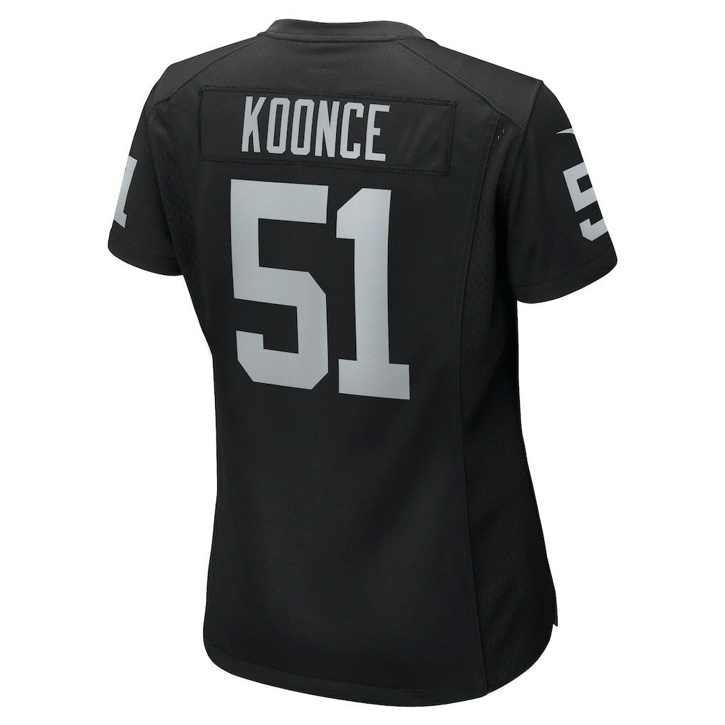 Malcolm Koonce Las Vegas Raiders Women's Game Jersey - Black | Nike online
