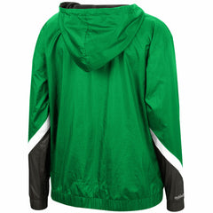Milwaukee Bucks Women's Half-Zip Windbreaker 2.0 Hoodie - Green | Mitchell & Ness online
