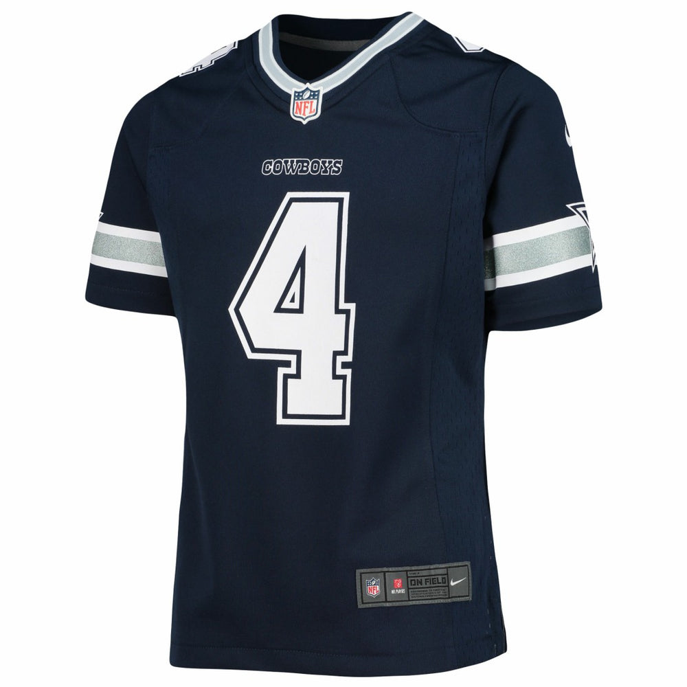 Dak Prescott Dallas Cowboys Girls Youth Team Game Jersey - Navy | Nike for sale