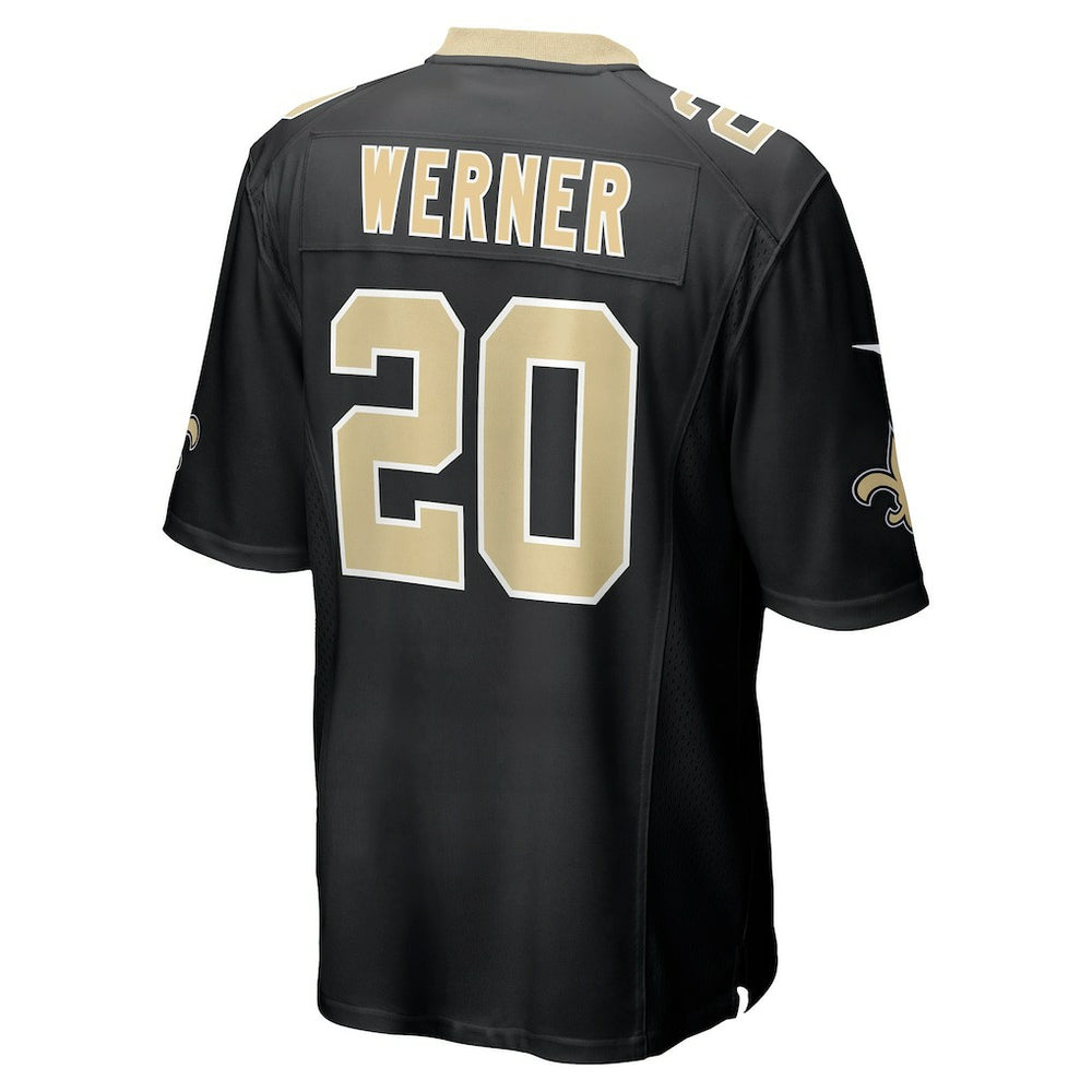 Pete Werner New Orleans Saints Game Jersey - Black | Nike outlet