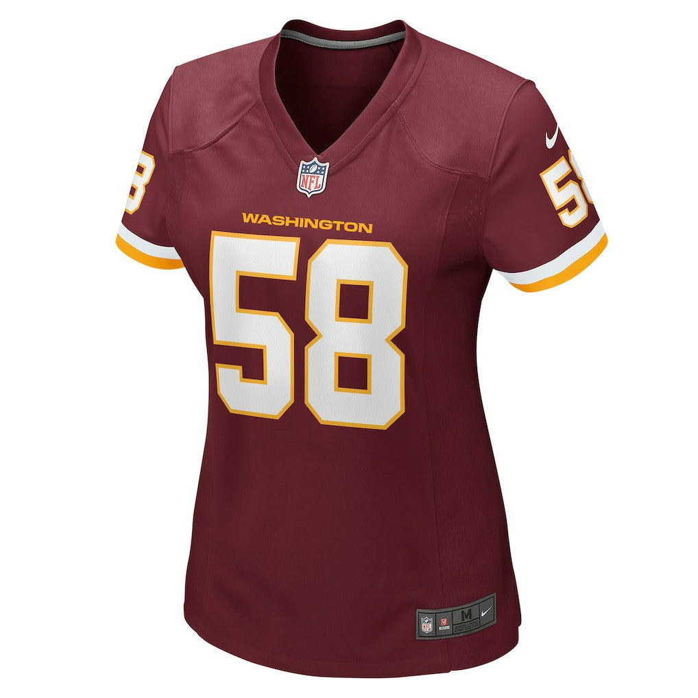 Shaka Toney Washington Football Team Women's Game Jersey - Burgundy | Nike for sale