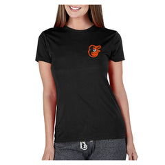 Baltimore Orioles Concepts Sport Women's Marathon Knit T-Shirt - Black