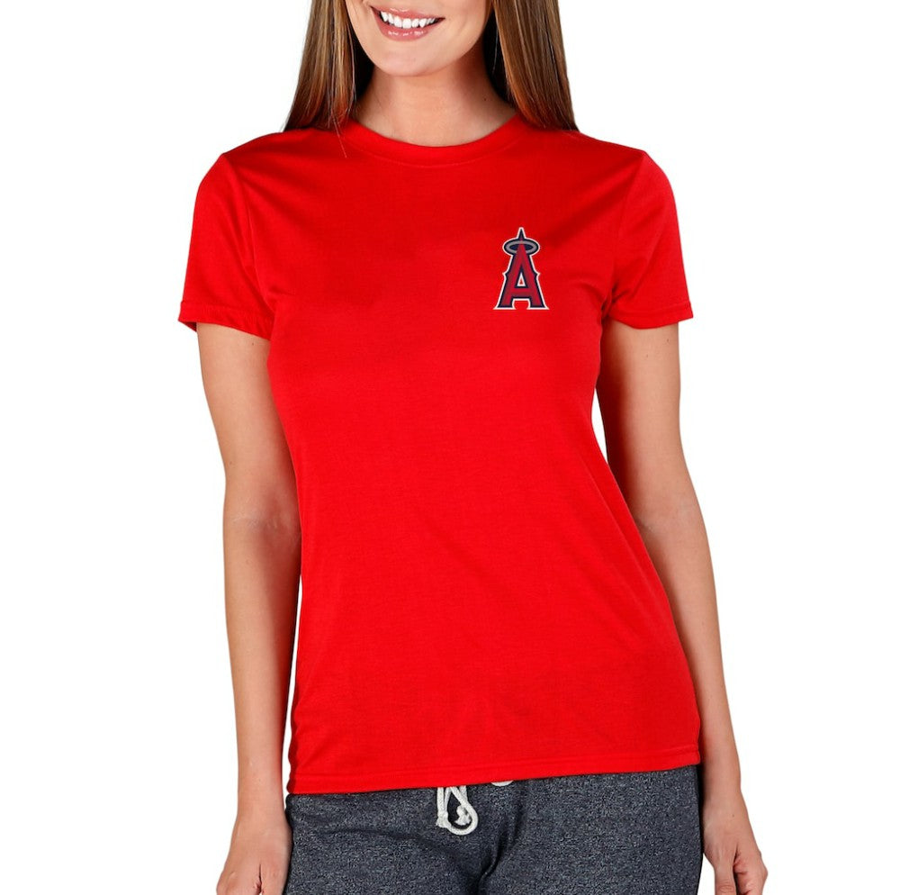 Los Angeles Angels Concepts Sport Women's Marathon Knit Top - Red