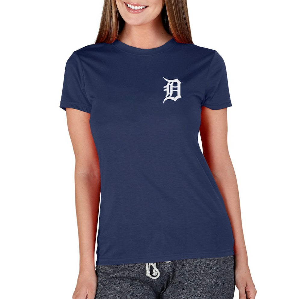 Detroit Tigers Concepts Sport Women's Marathon Knit Top - Navy