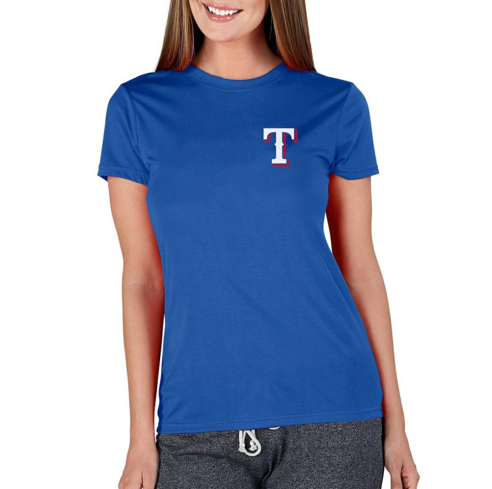 Texas Rangers Concepts Sport Women's Marathon Knit Top - Royal