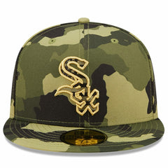Chicago White Sox 2022 Armed Forces Day On-Field 59FIFTY Fitted Hat - Camo | New Era