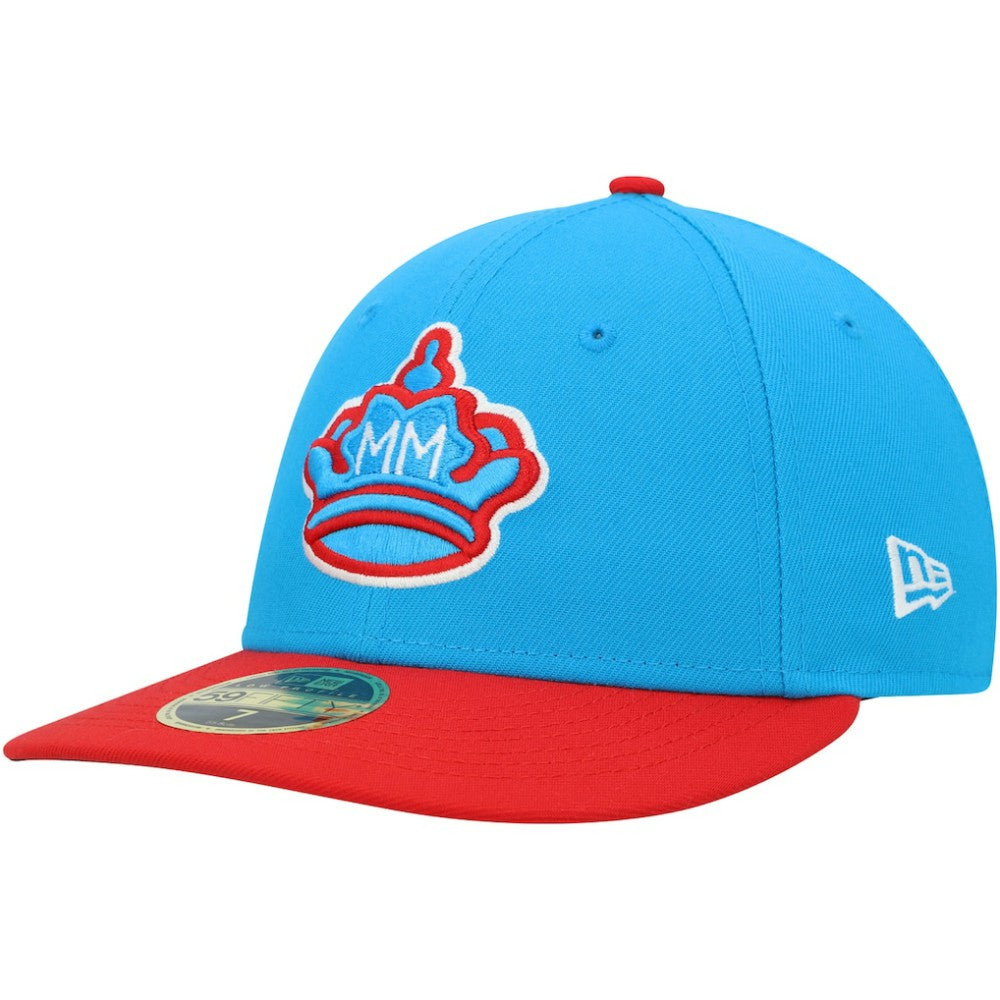Miami Marlins City Connect 59FIFTY Fitted Hat - Blue/Red | New Era