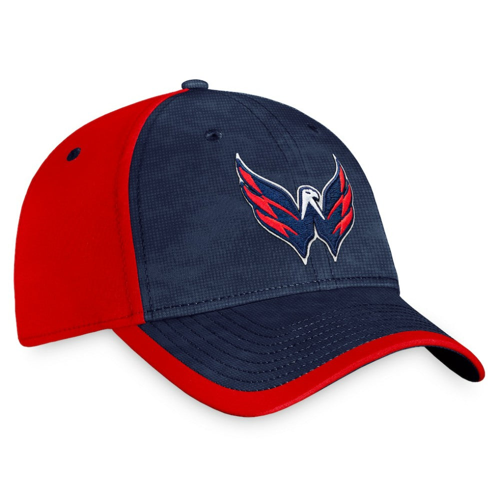Washington Capitals Fanatics Authentic Pro Rink Camo Flex Hat Navy/Red