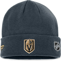 Vegas Golden Knights Fanatics Authentic Pro Rink Cuffed Knit Hat Black