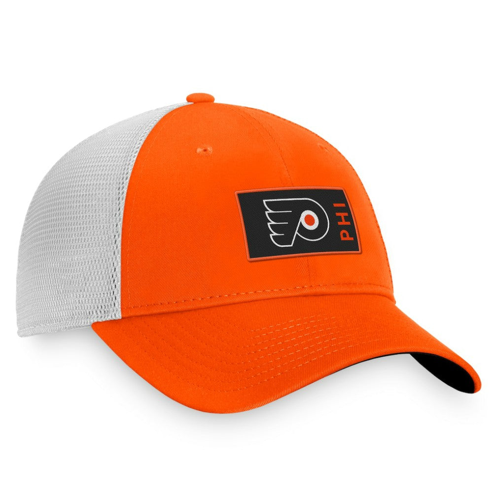 Philadelphia Flyers Fanatics Authentic Pro Rink Trucker Snapback Hat Orange