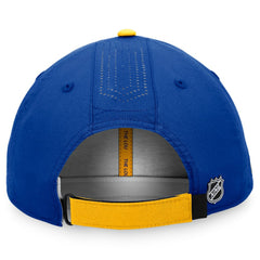 St. Louis Blues Fanatics Authentic Pro Rink Pinnacle Adjustable Hat Blue
