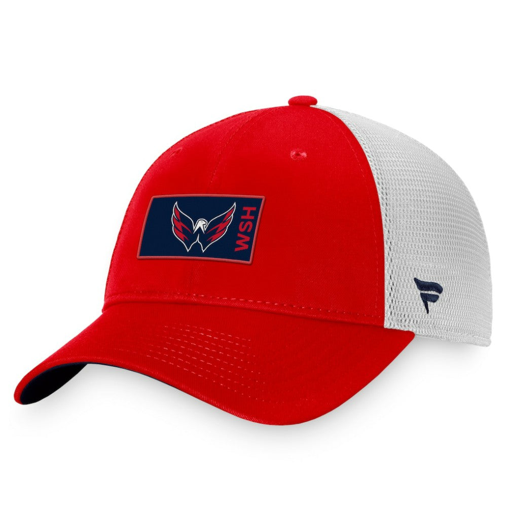 Washington Capitals Fanatics Authentic Pro Rink Trucker Snapback Hat Red/White
